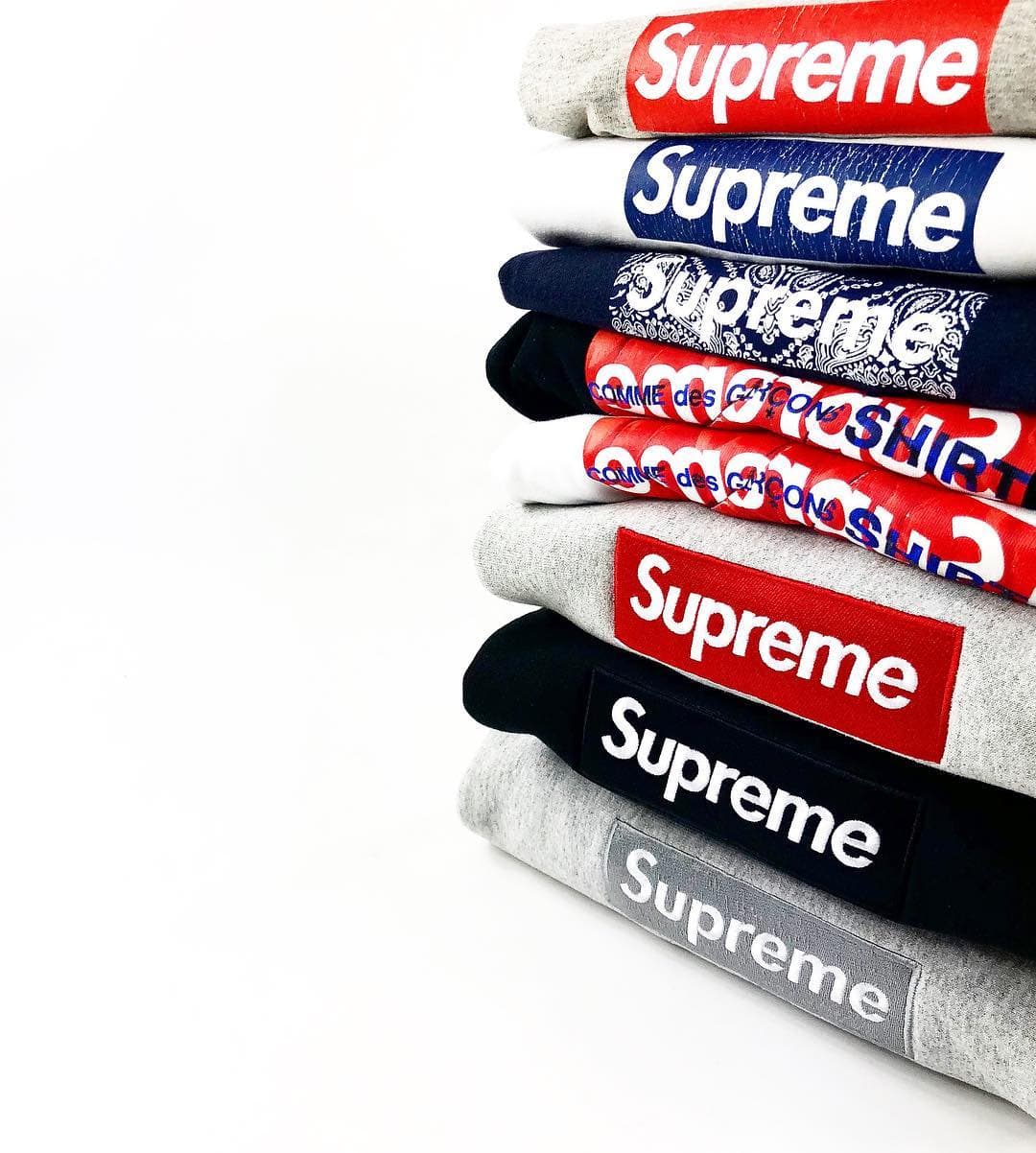 Supreme New York Bogo Box Logo Hoodies