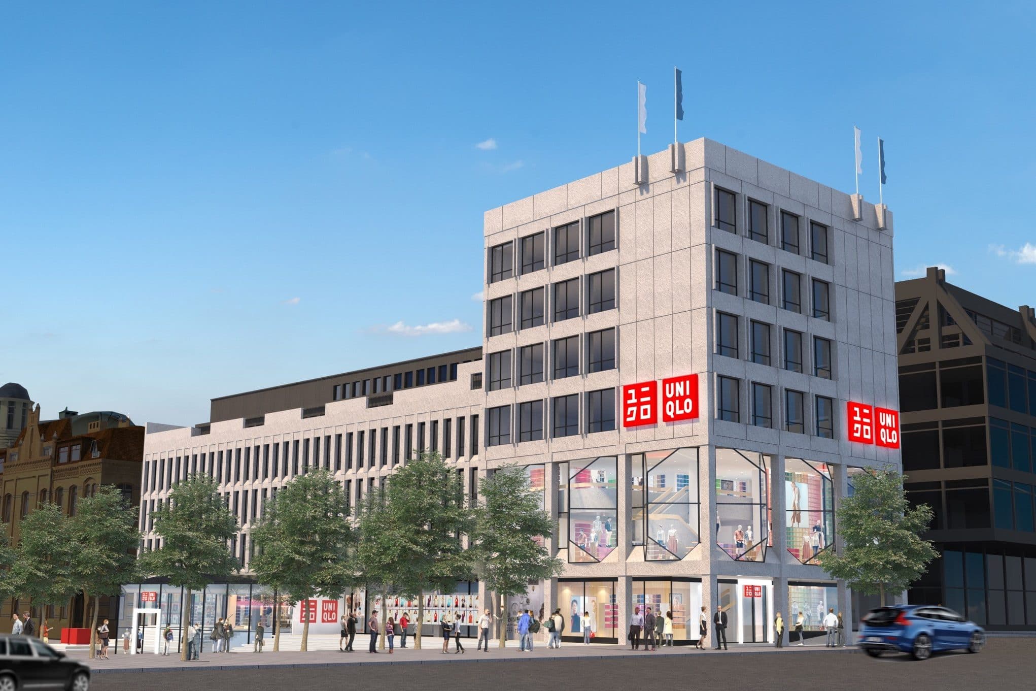 Uniqlo Stockholm Lifewear Sverige Sweden Kungsträgården