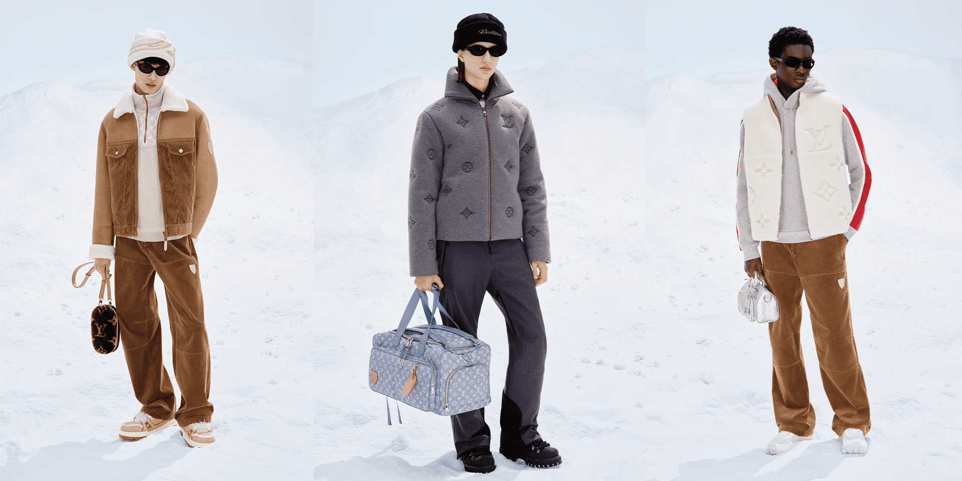 Pharrell Williams presenterar Vuitton Men’s Ski Collection 2026