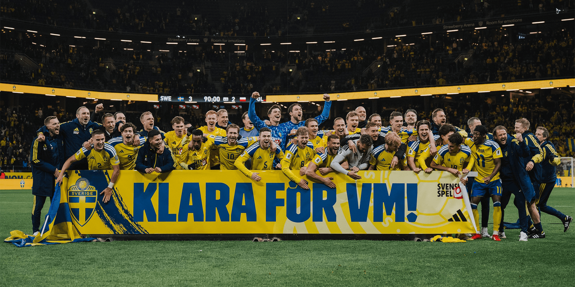 Sverige klara för Fotbolls-VM 2026