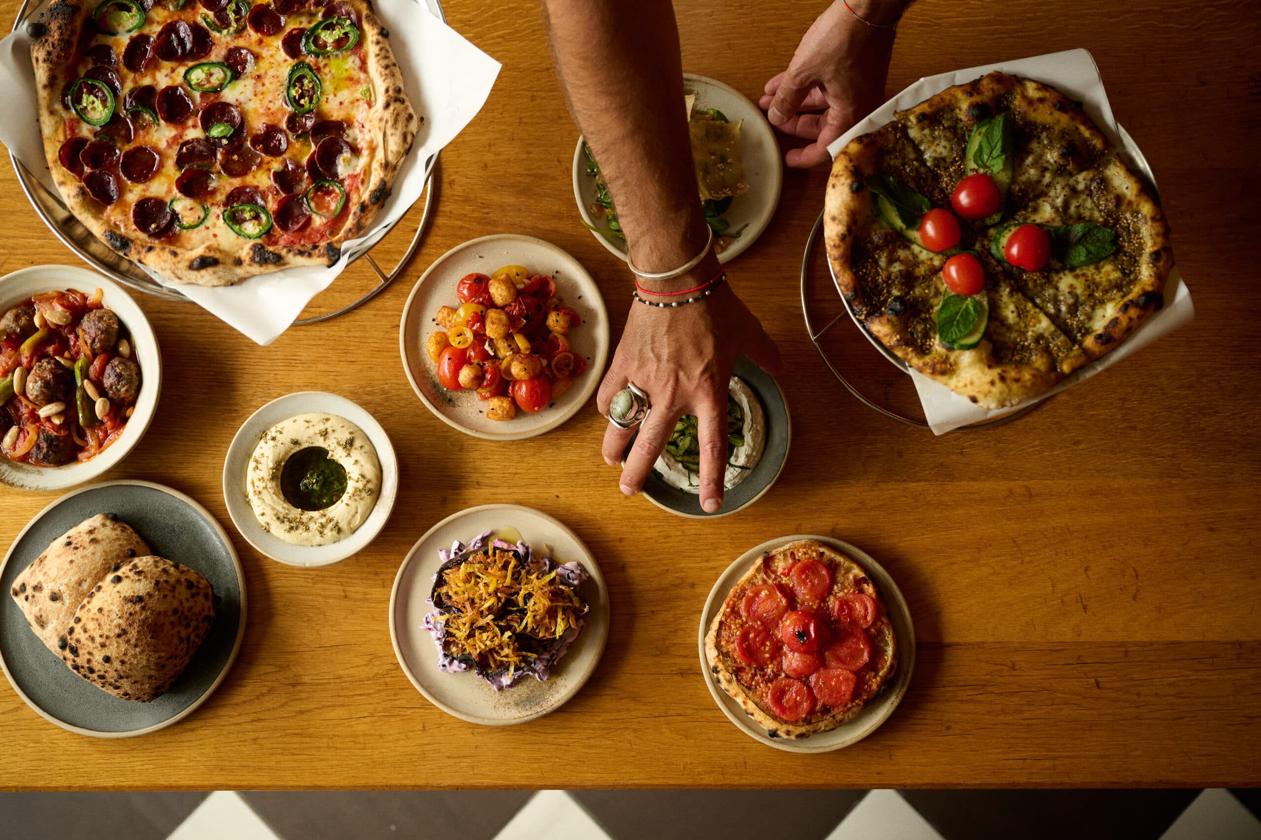 Bitza julmeny - 10 rätter med palestinska smaker.