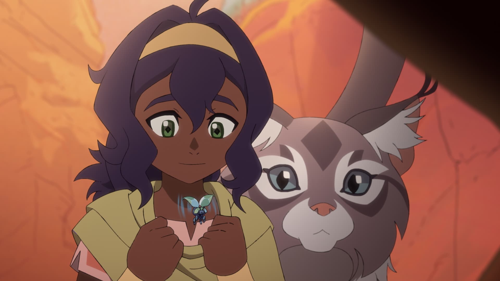 (L-R): Saheli Khan as Pavi and Dee Bradley Baker as Geet in Avatar: Seven Havens, episode 1, season 1, streaming on Paramount+, 2026. Photo credit: Paramount+