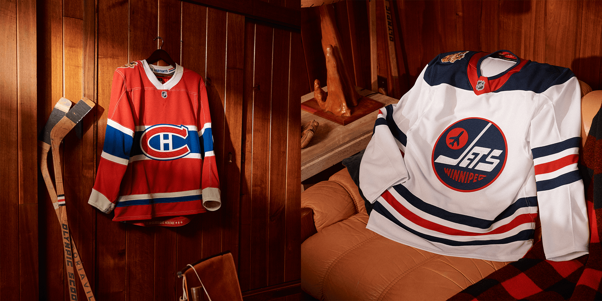 NHL Heritage Classic får nya retrotröjor.
