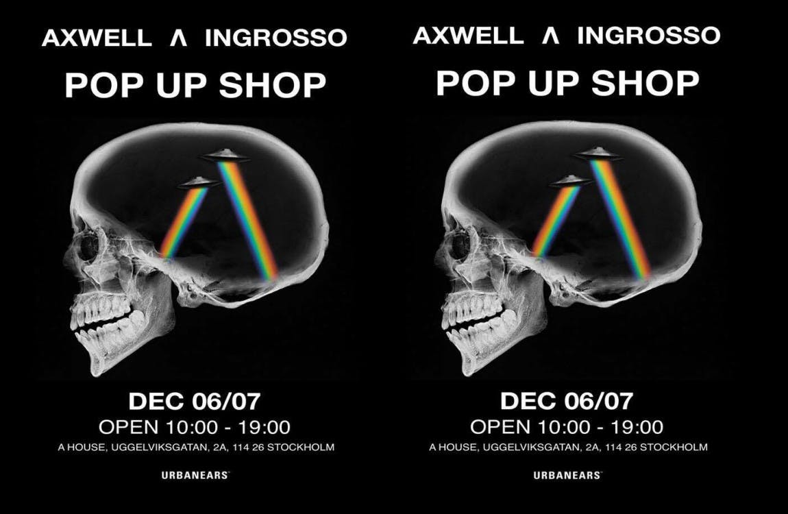 Axwell Ingrosso Pop Up Stockholm