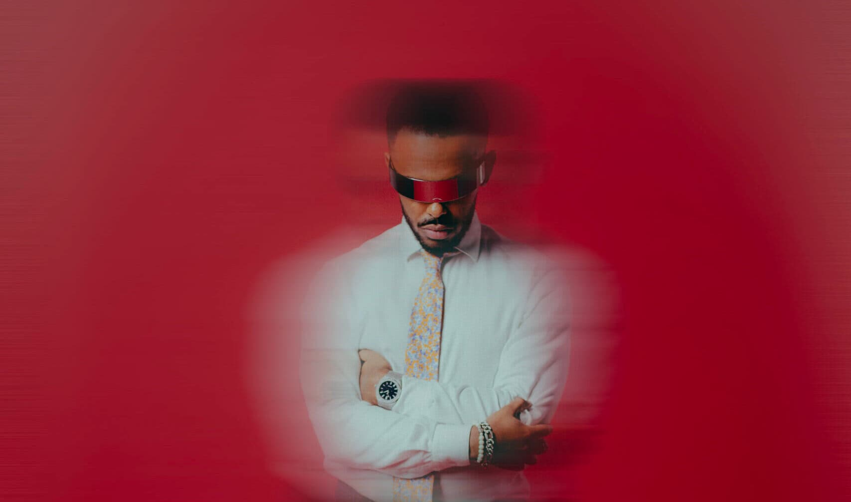 Pressbild på YiGZAW för sin singel "Vybez"