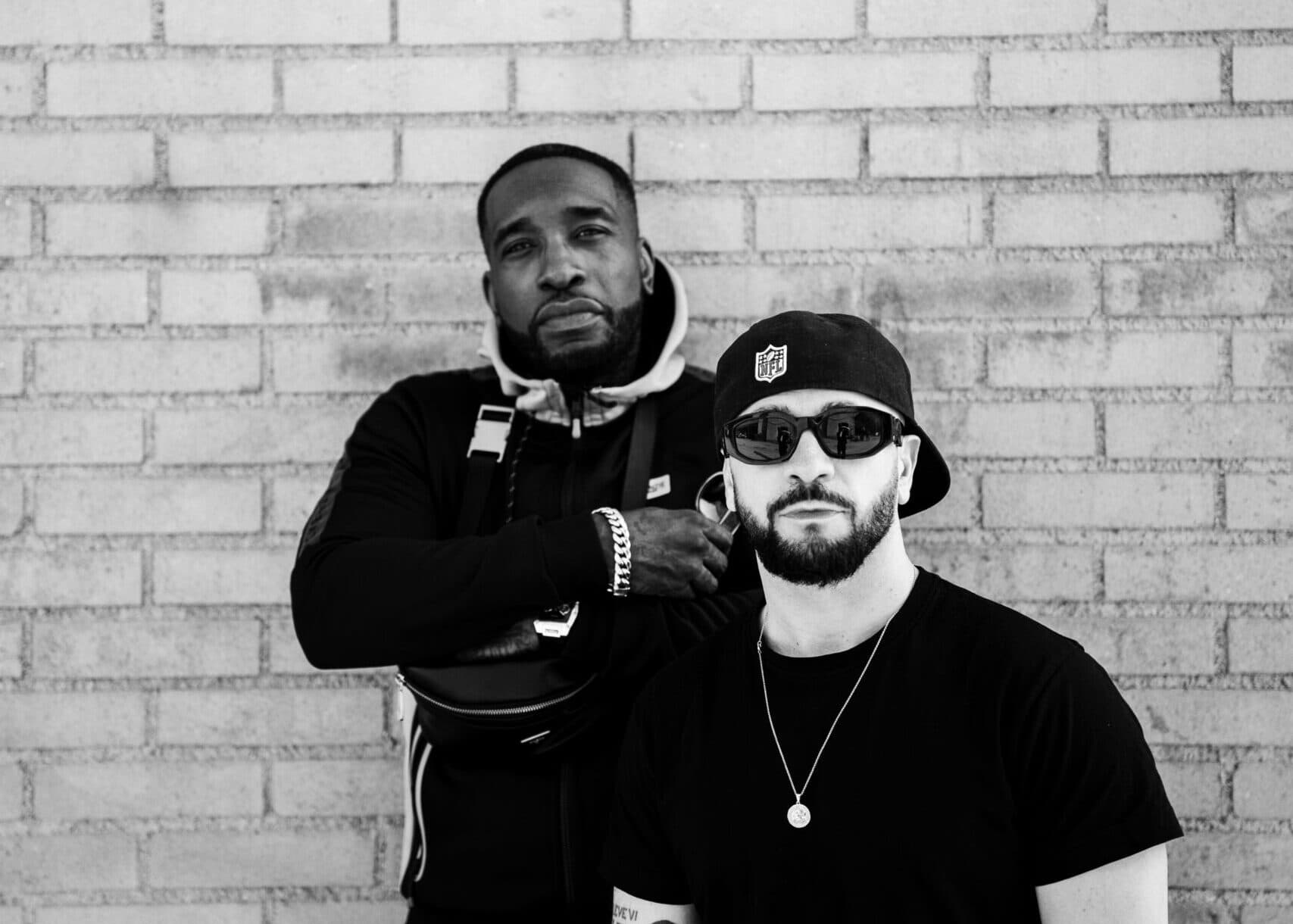 Pressbild på Ison & Fille inför deras nya singel "Vi Löser"