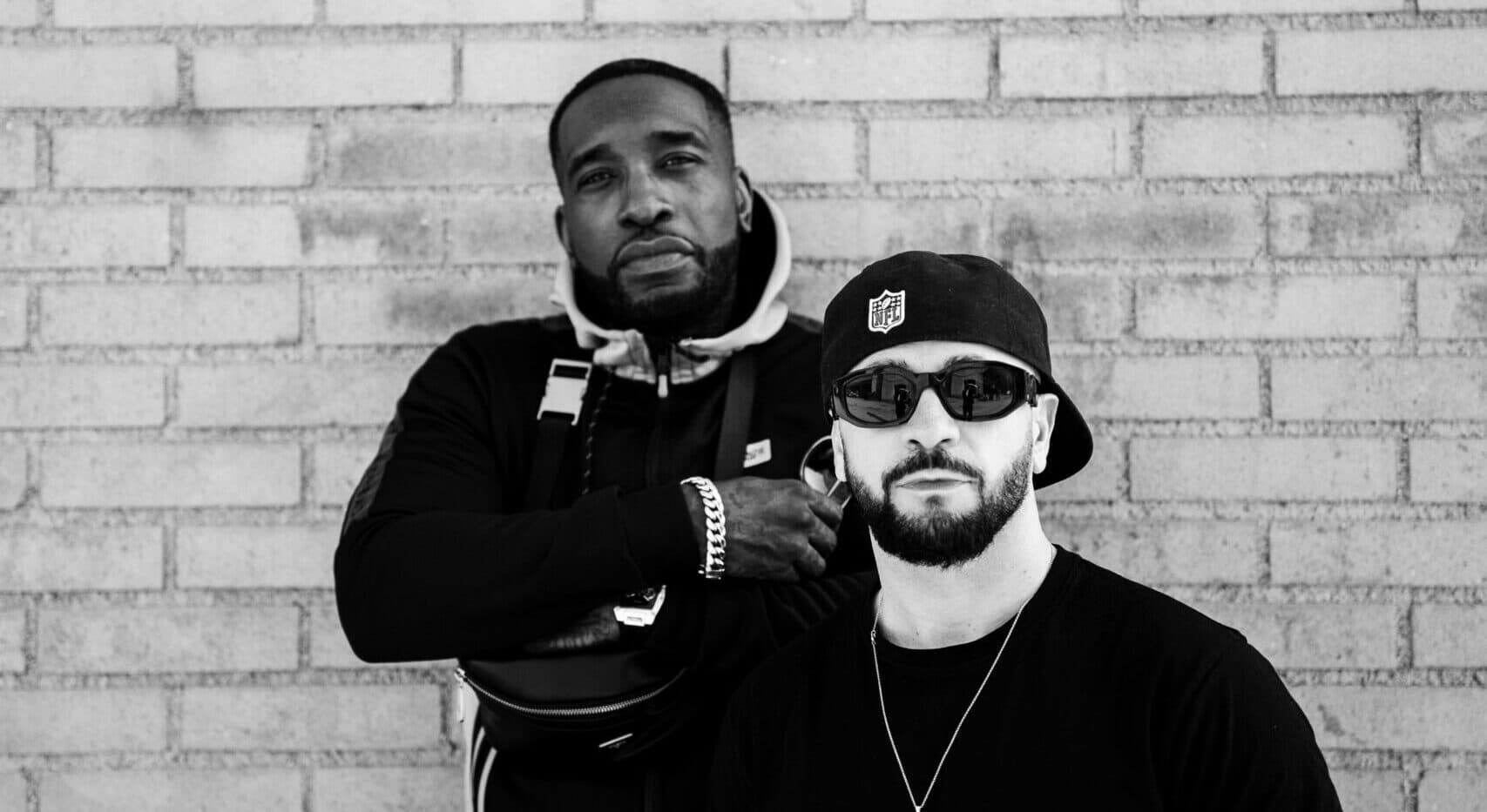 Pressbild på Ison & Fille inför deras nya singel "Vi Löser"