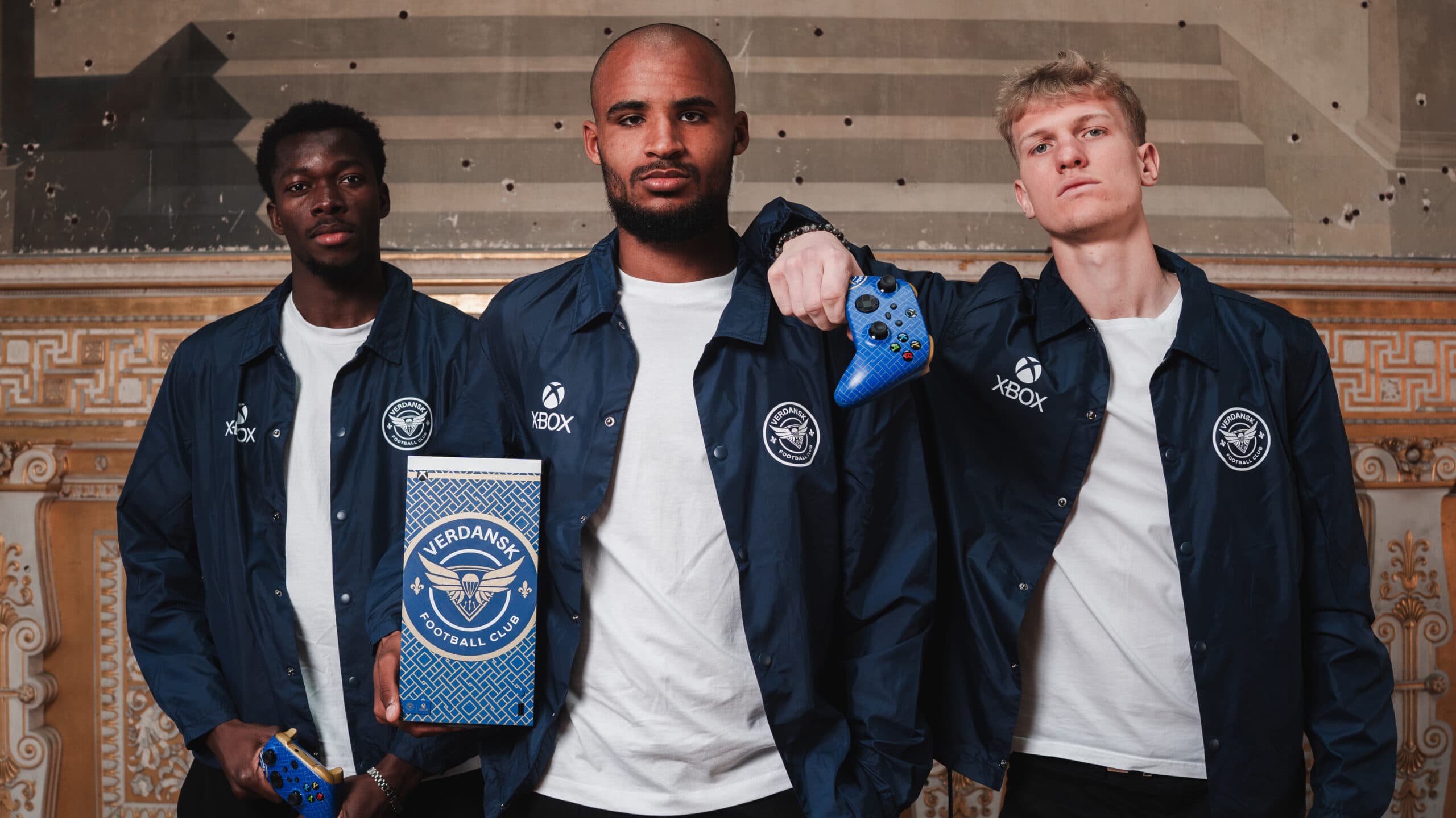 bild på nya fc verdansk, i samarbete med Call of Duty och Xbox