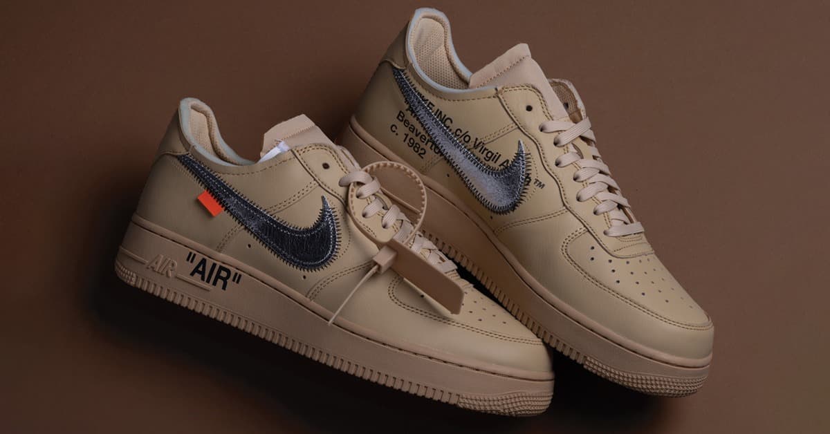 Off-White x Nike Air Force 1 "Sesame"