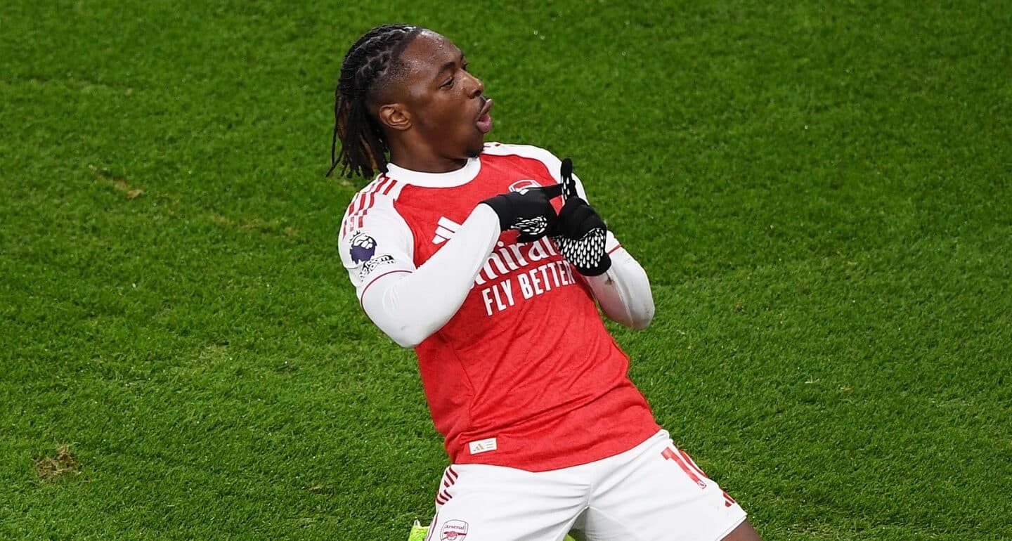 Eberechi Eze gör hattrick för Arsenal