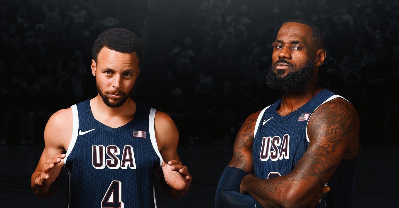 Lebron James och Stephen Curry