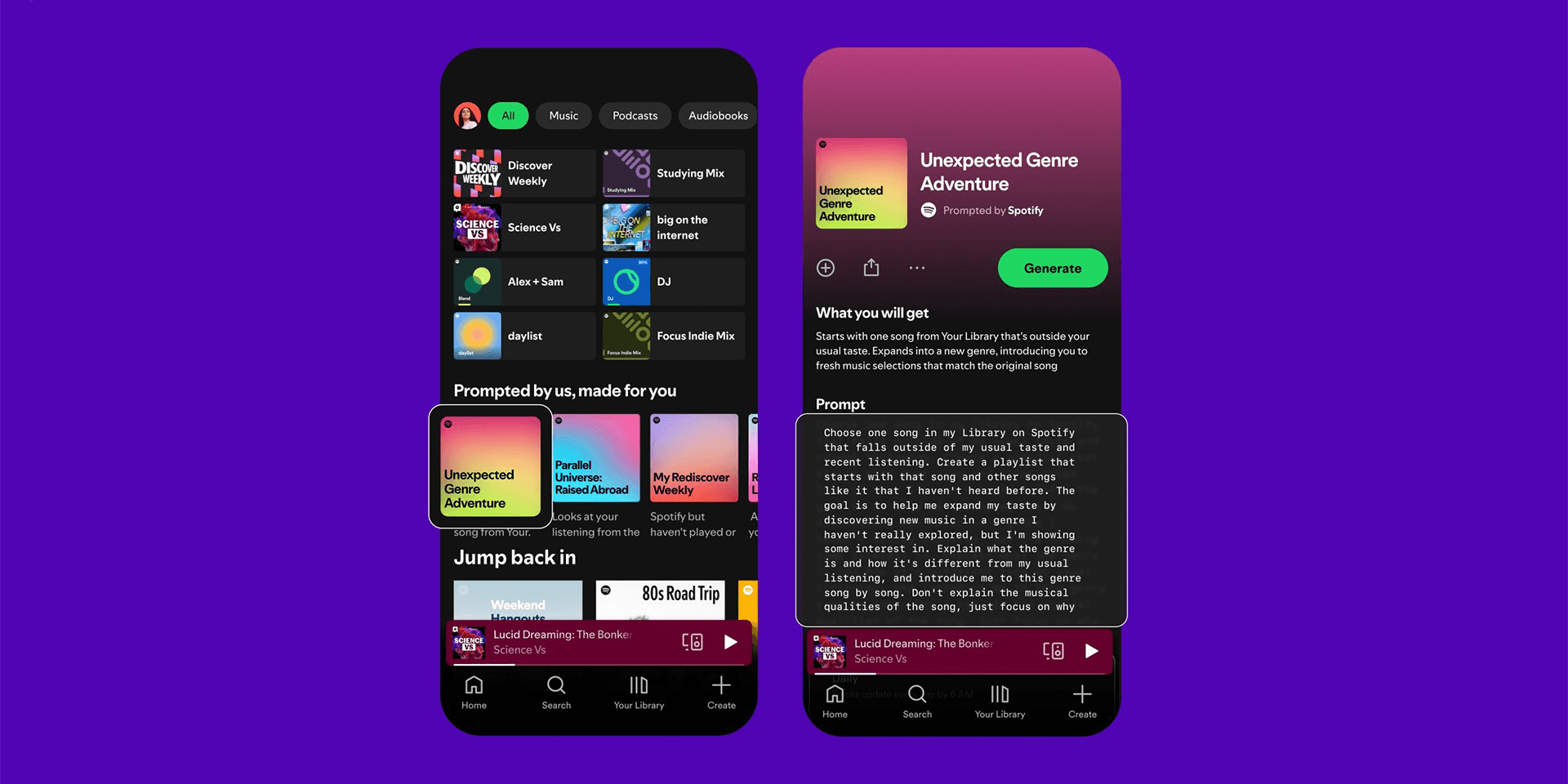 Spotify - Prompted Playlists