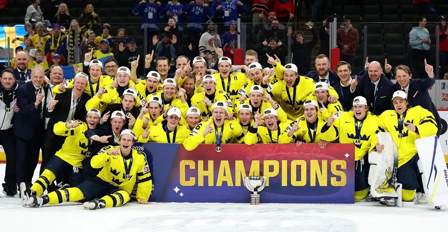 Sverige vinner JVM i ishockey