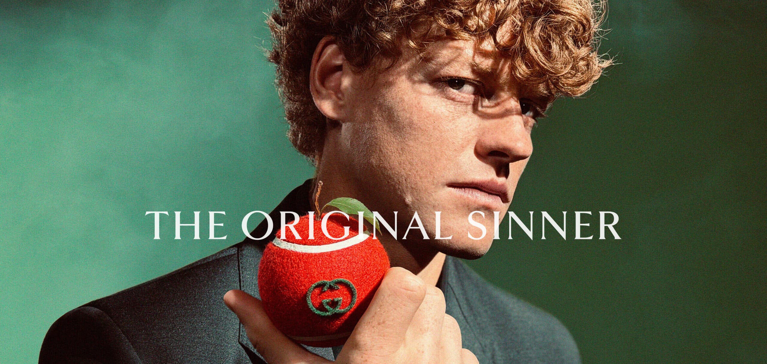 Gucci presenterar The Original Sinner med tennisstjärnan Jannik Sinner