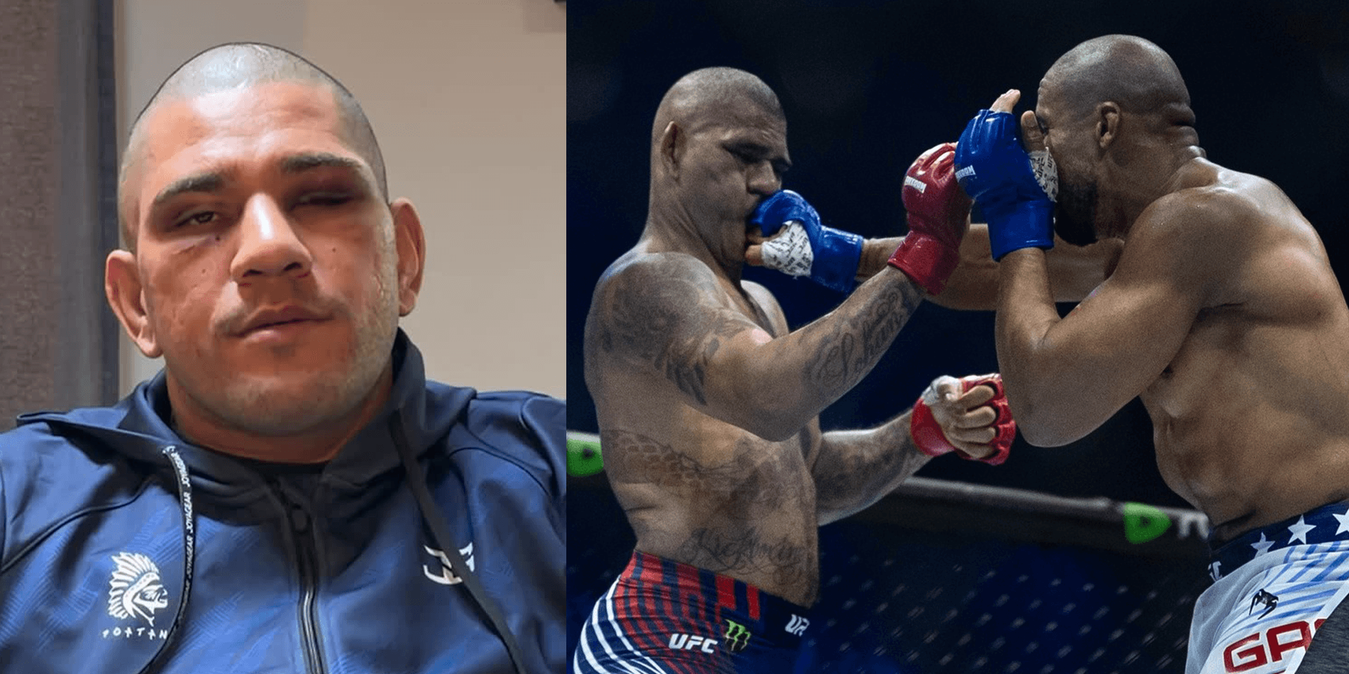 Alex Pereira och Cyril Gane