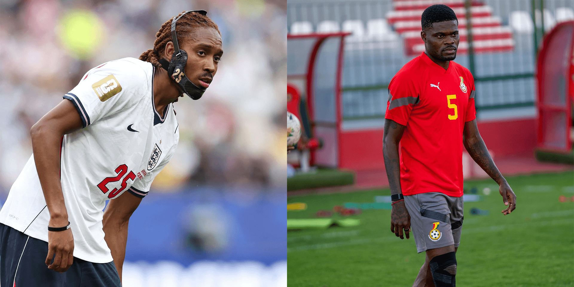 bild på Djed Spence och Thomas Partey