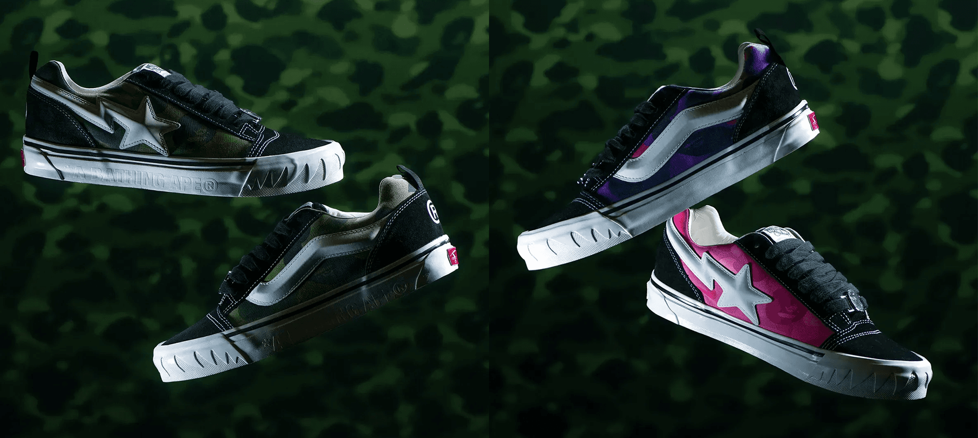 BAPE x VANS Knu Skool