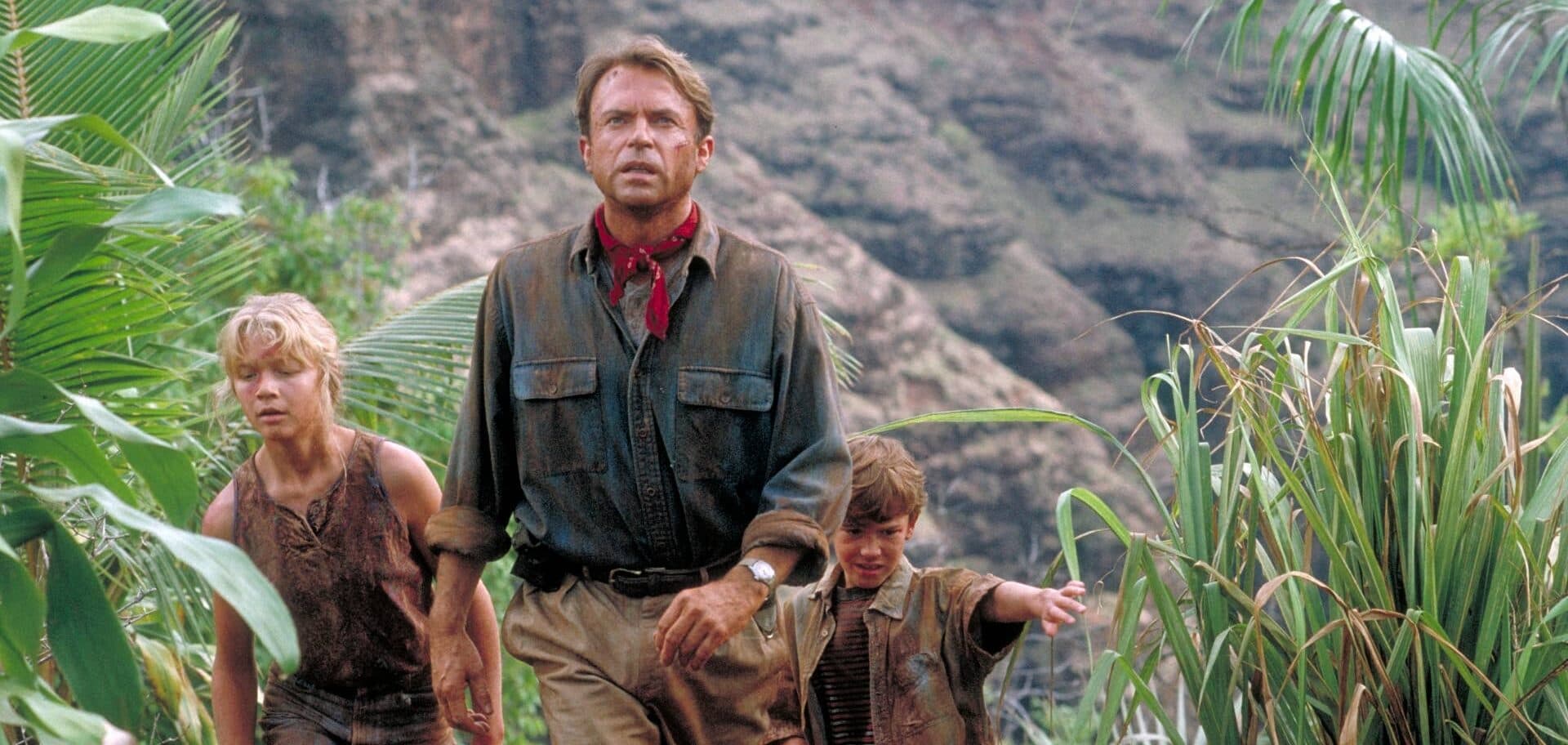 Sam Neill i Jurassic Park (1993)