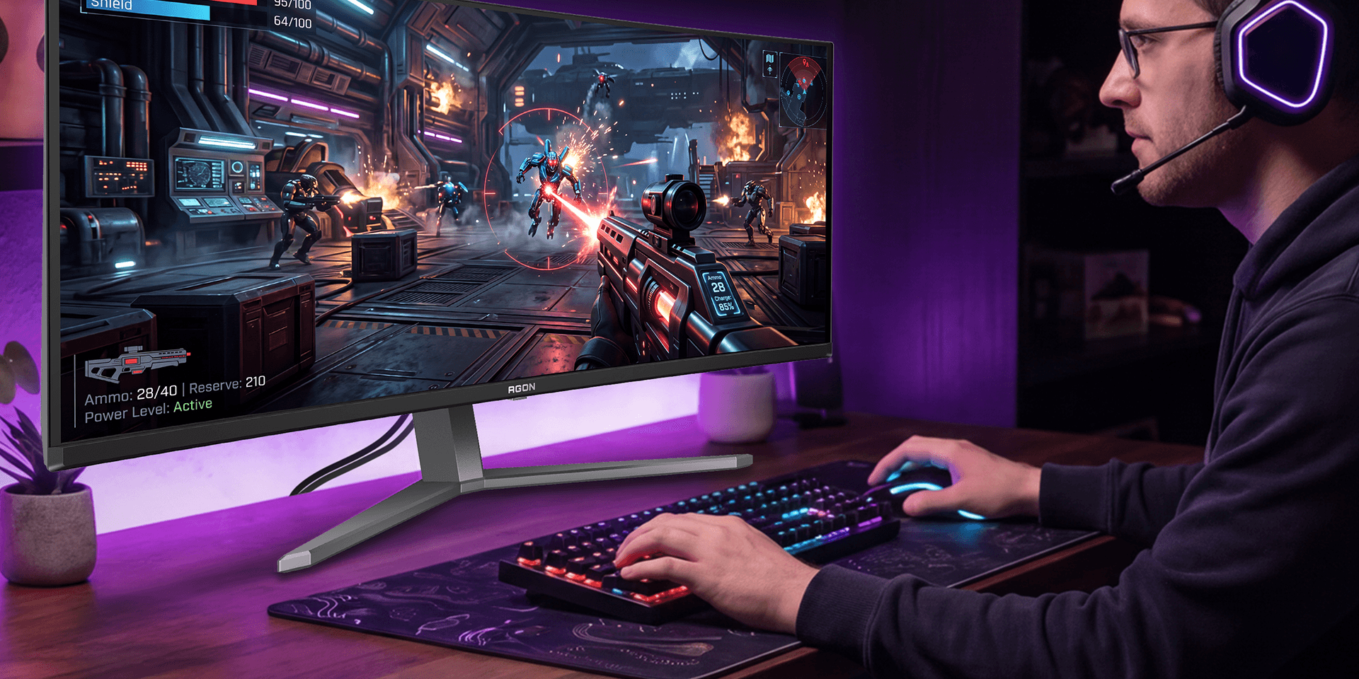 AGON by AOC QD-OLED gamingmonitor.