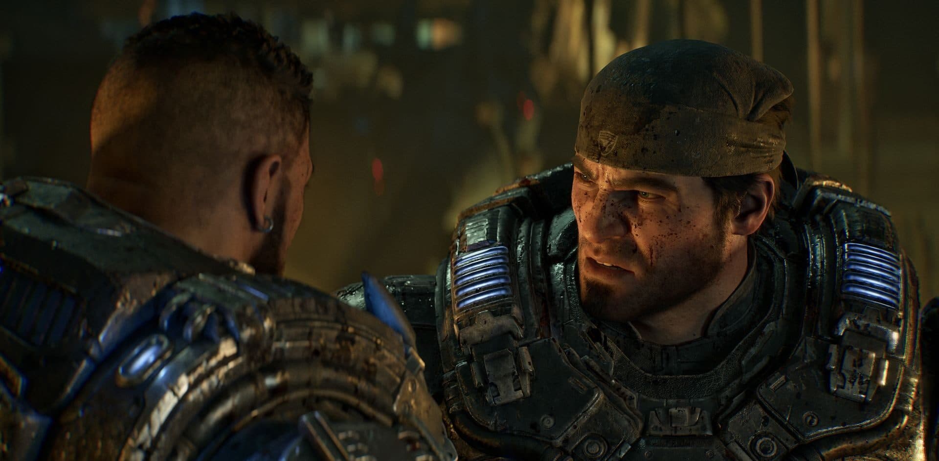 Marcus Fenix i Gears of War: E-Day.