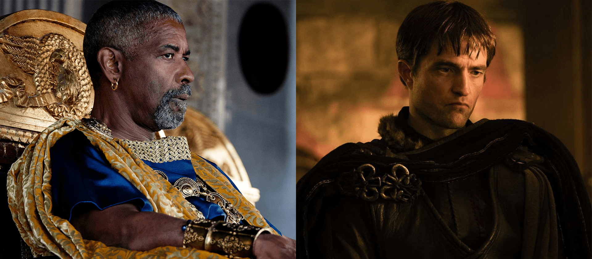 Denzel Washington i Gladiator 2 (2024) & Robert Pattinson i The Odyssey (2026)