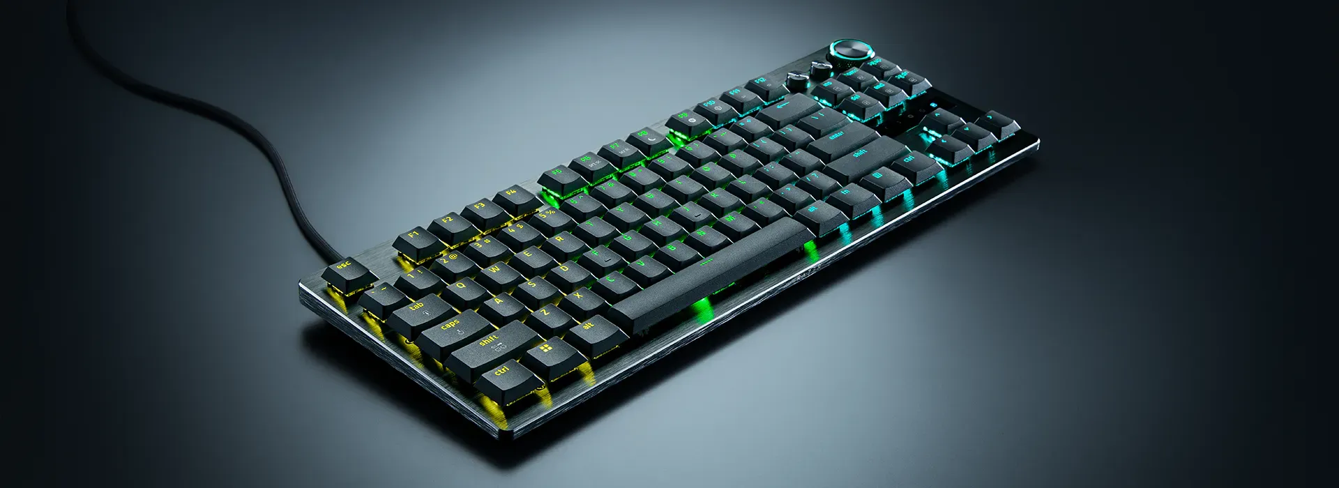 Razers nya e-sportstangentbord Huntsman V3 Pro Low-profile Tenkeyless 8KHz.