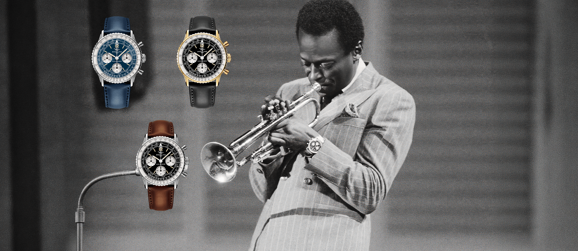 Breitling hyllar Miles Davis med ny klocka.
