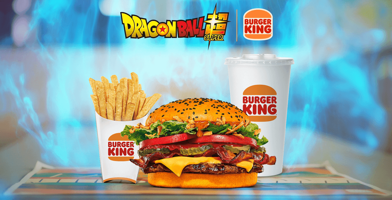Dragon Ball Super får egen meny på Burger King i Sverige.