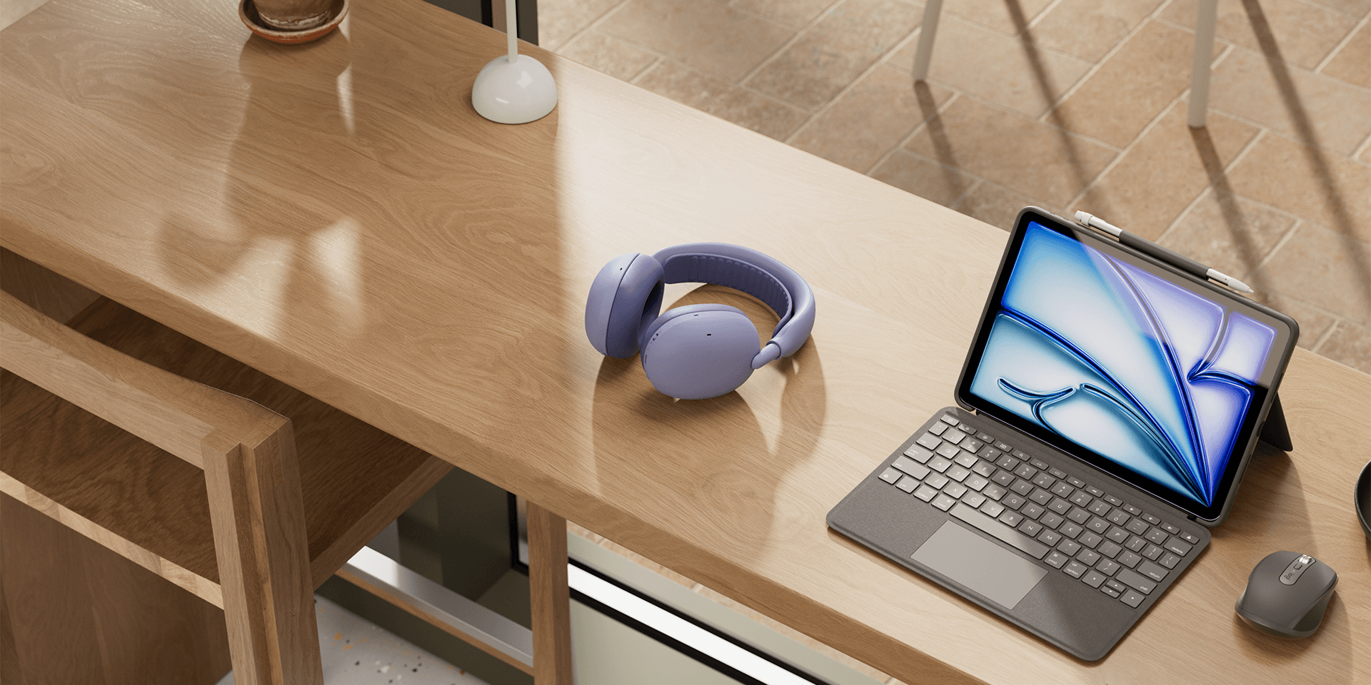 Logitech Zone Vibe Pro, headset för jobb och vardag.