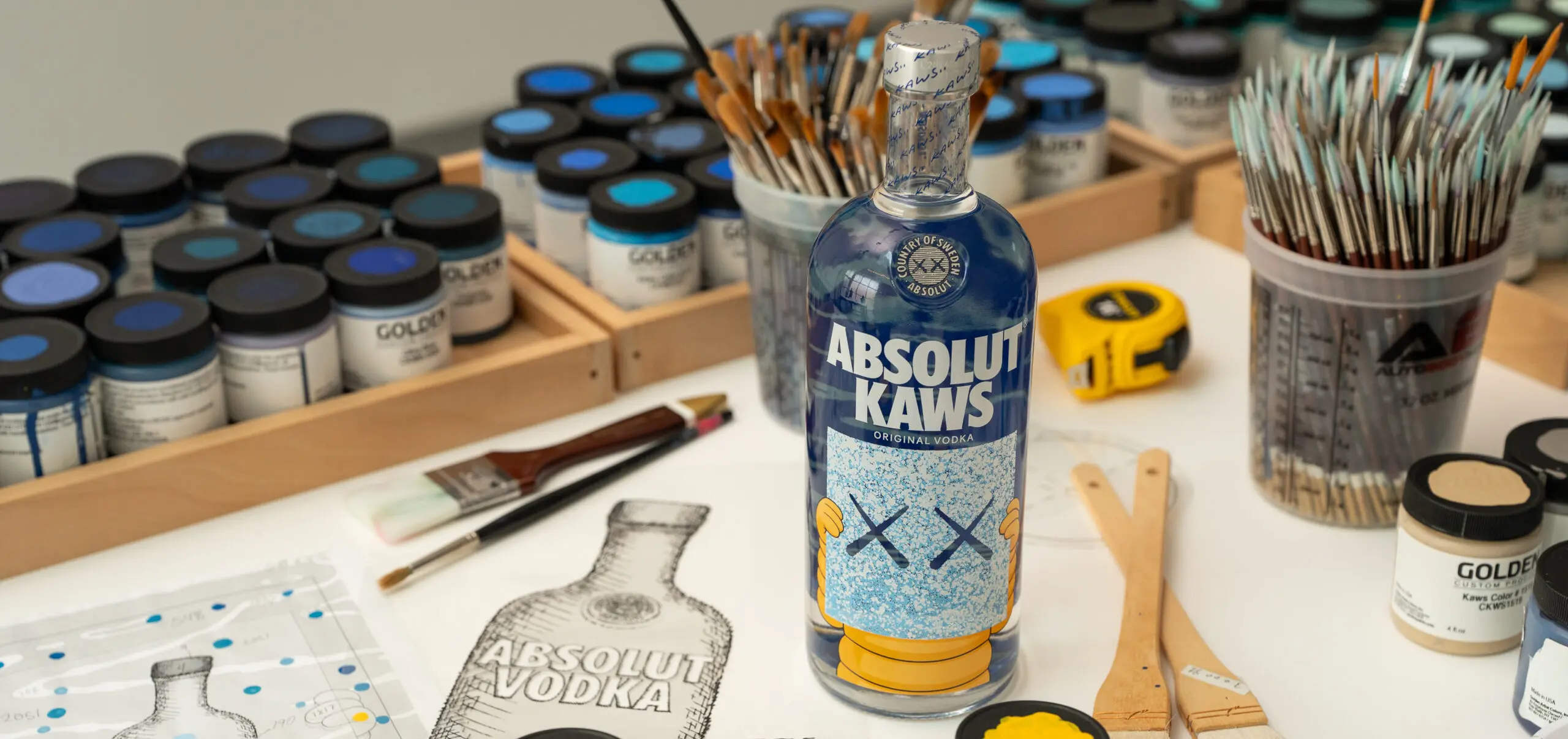 Absolut KAWS: Ny limiterad Artist Edition-flaska.