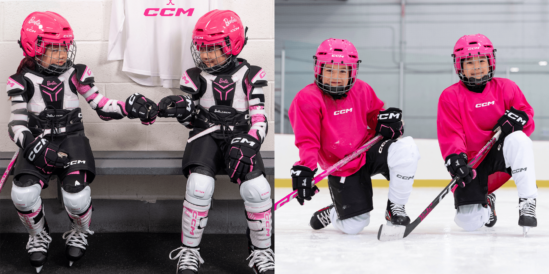 Barbie x CCM lanserar ny hockeykollektion i Sverige.