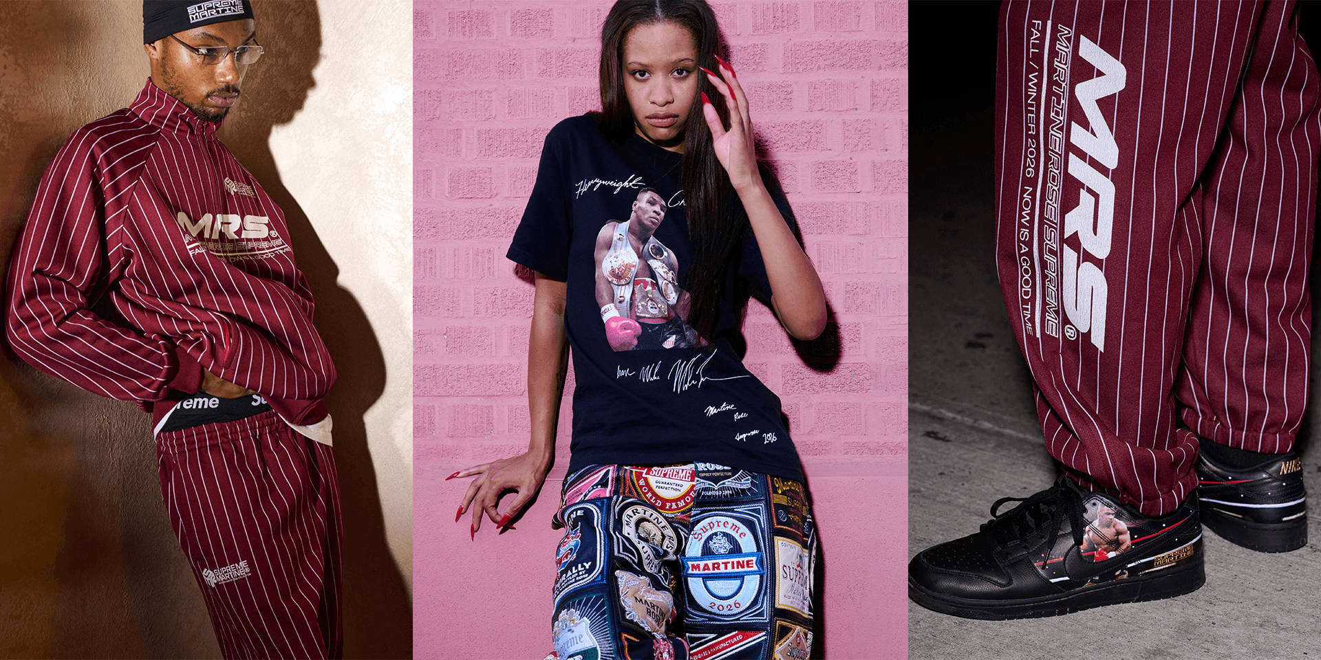 Supreme x Martine Rose släpper höstkollektion 2026.