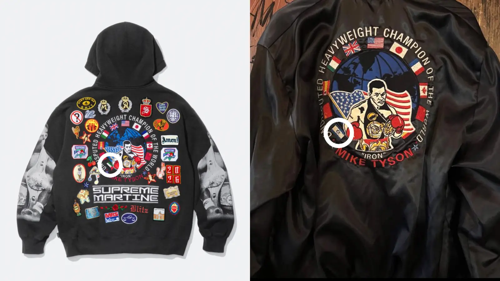 Supreme stoppar Mike Tyson-hoodie efter flaggbyte.