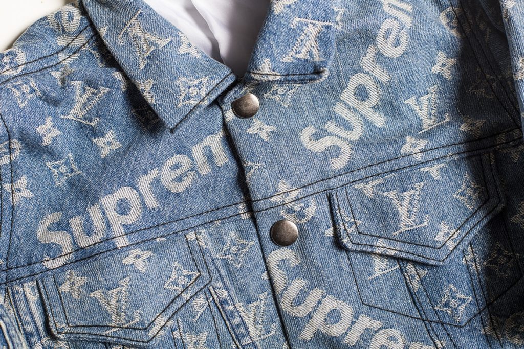 Supreme Bot on X: Supreme x Louis Vuitton Washed Denim Barn