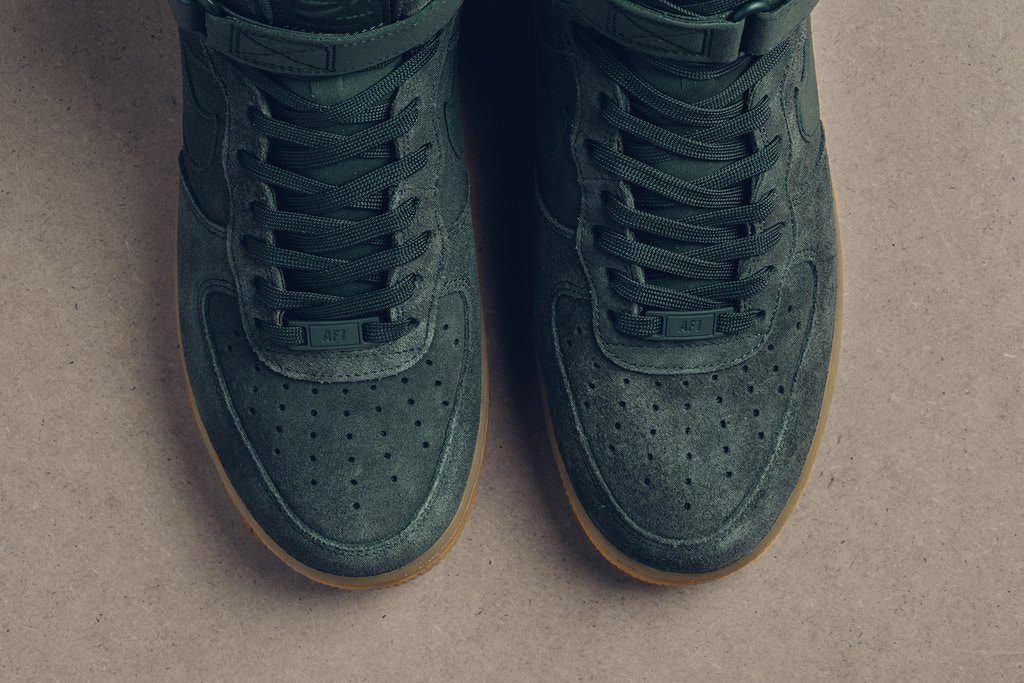 nike air force 1 green high