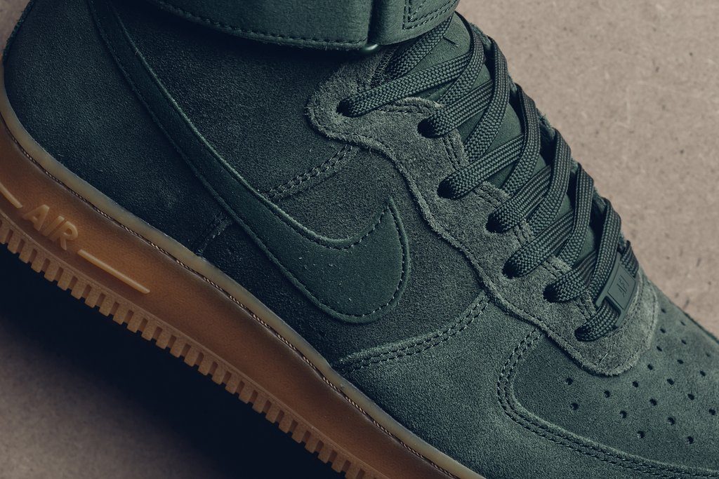 nike air force 1 green high