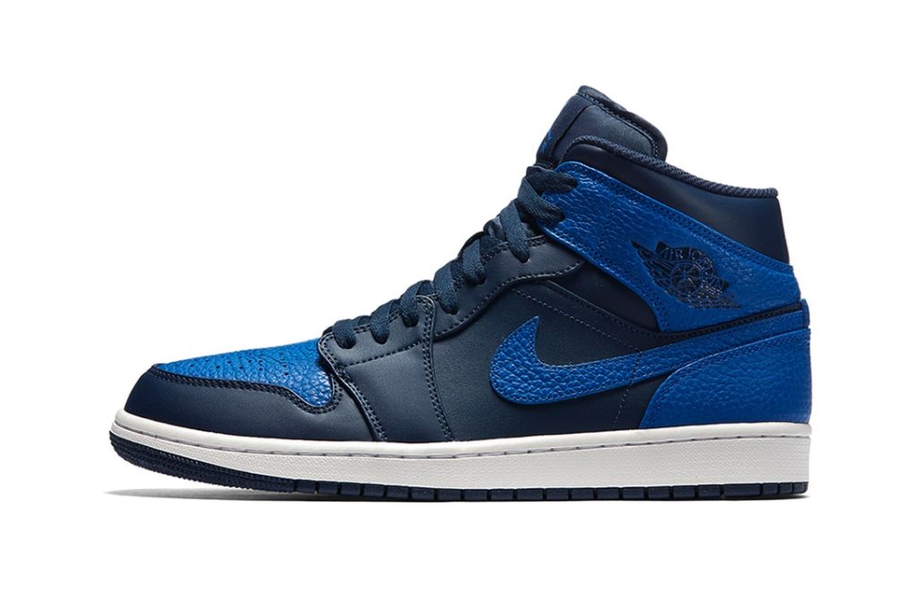 jordan 1 mid obsidian royal