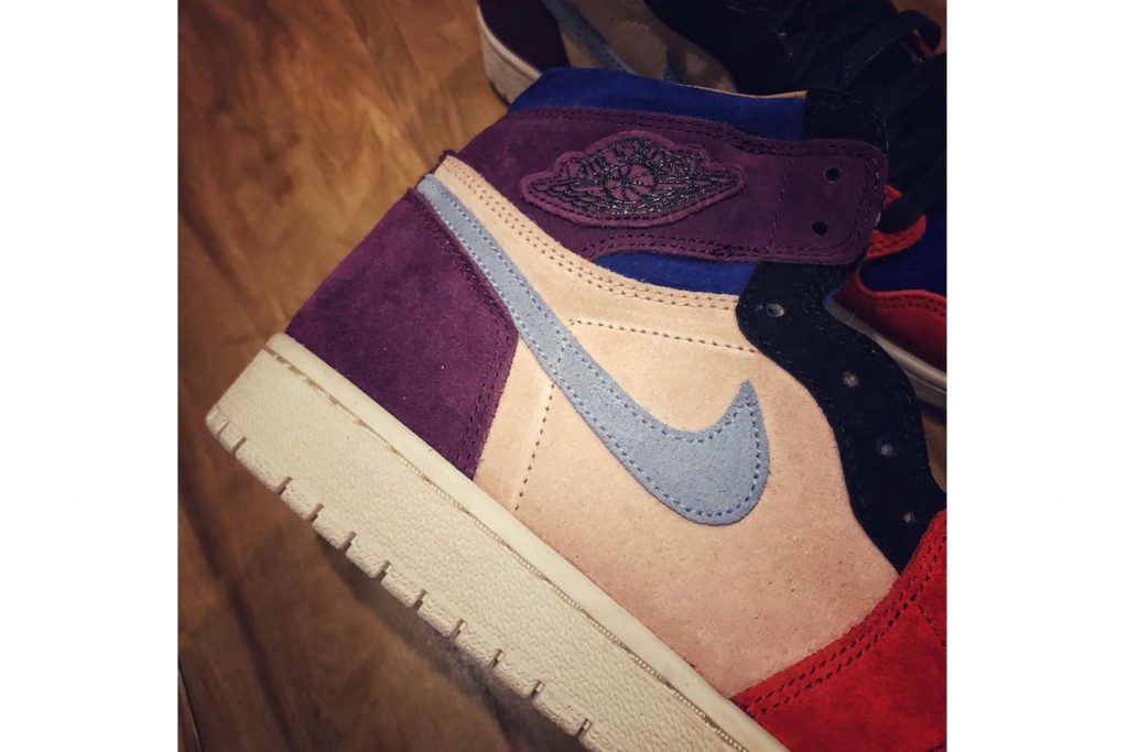 jordan 1 with fur tongue