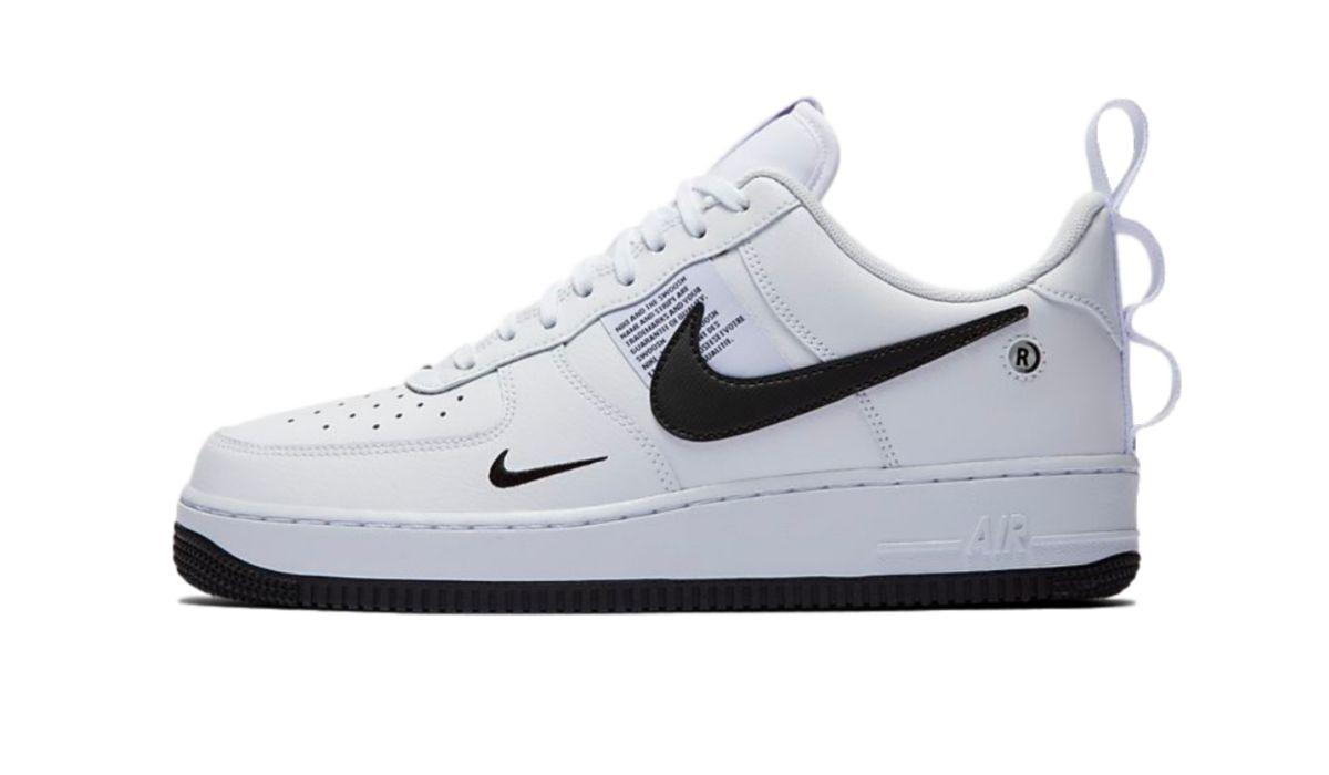 nike air force 1 utility white and black