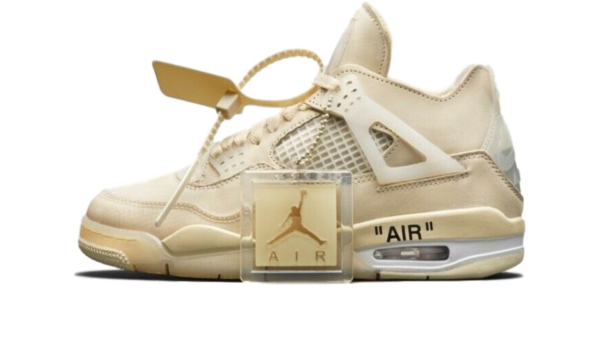 OFF-WHITE x Nike WMNS Air Jordan 4 Sail - Dopest