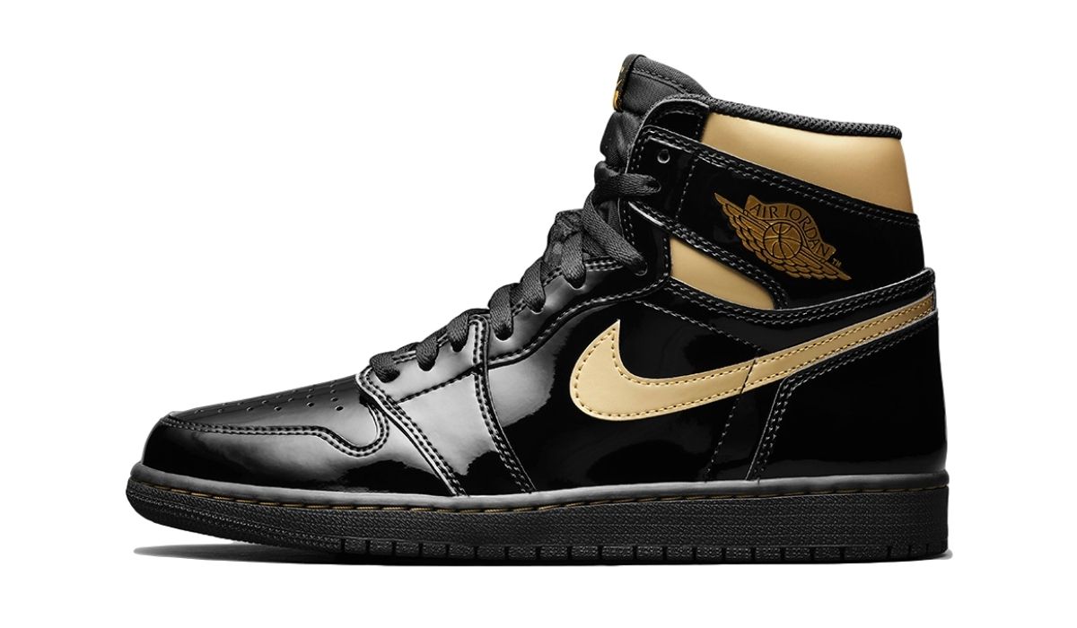 black gold high tops