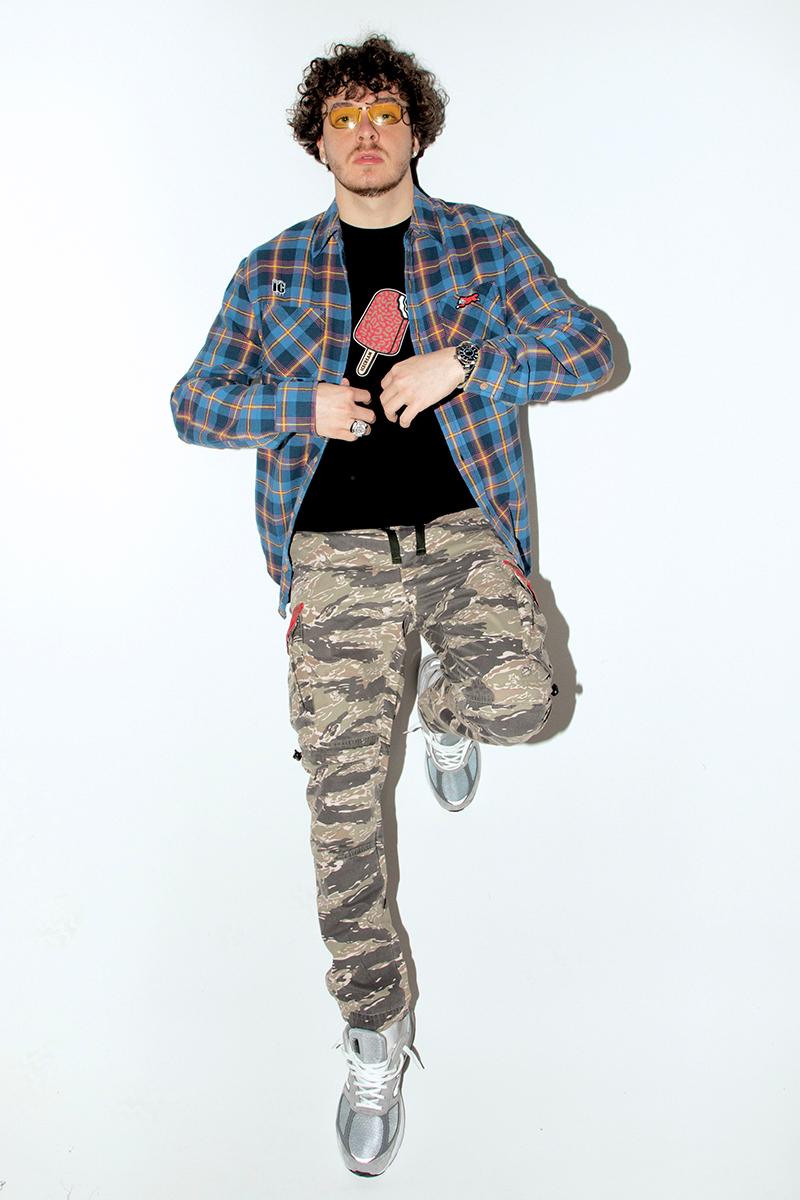 Jack Harlow frontar BBC ICE CREAM's lookbook för Winter 2020 Dopest