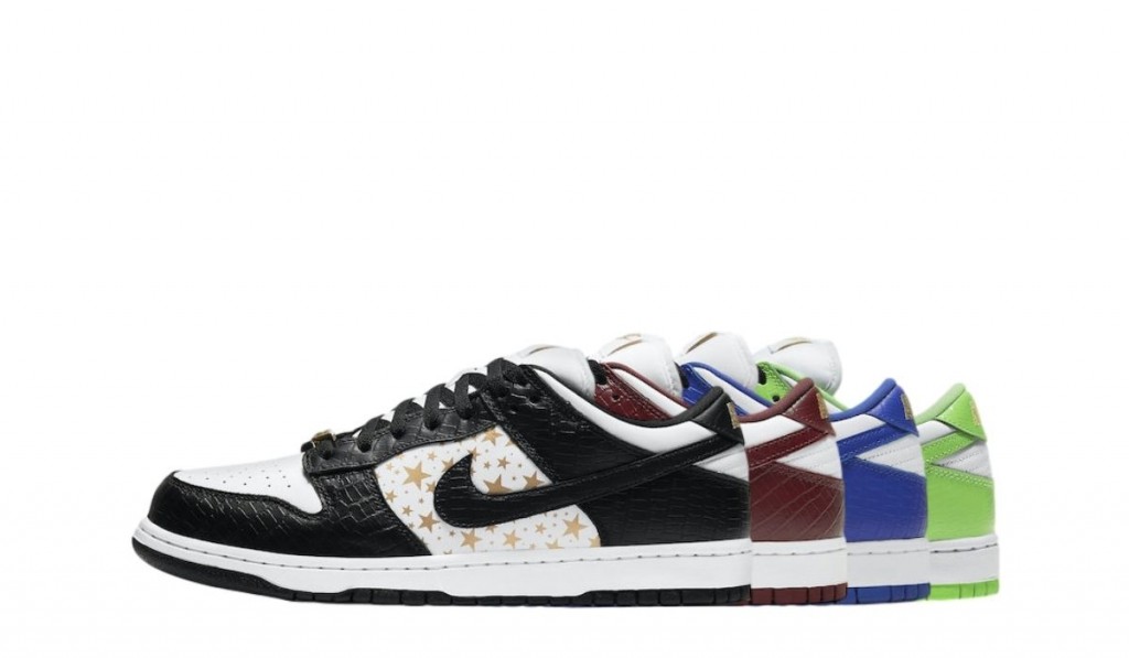 Supreme x Nike Dunk Low Stars Pack | Dopest