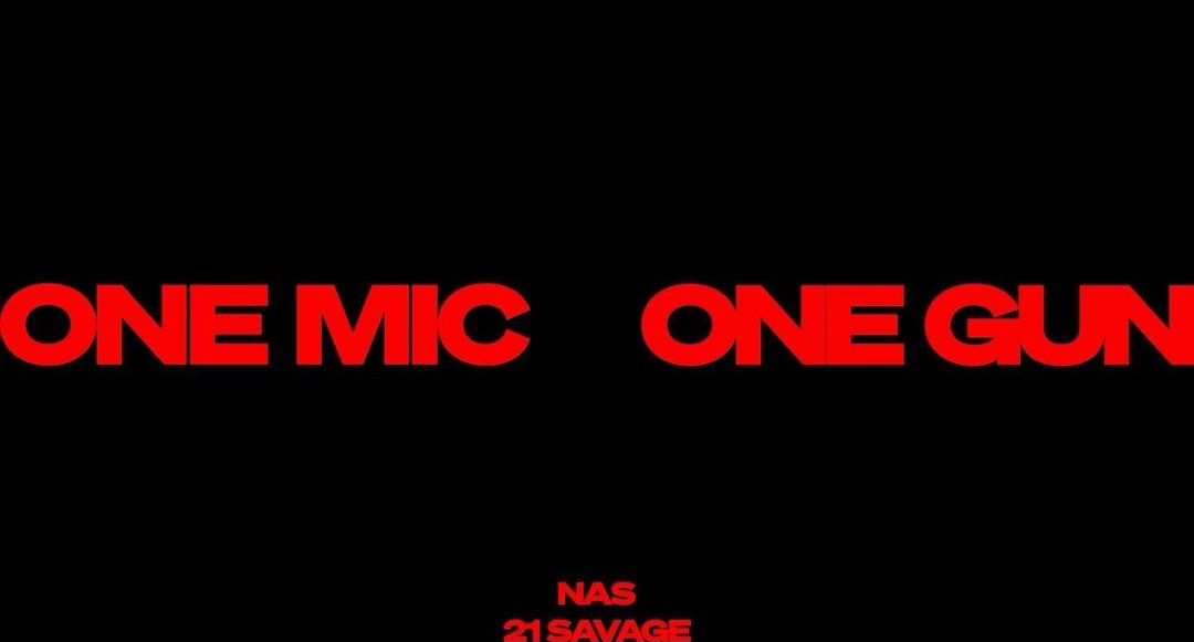 21 Savage och Nas blandar gammalt och nytt på ’One Mic, One Gun’