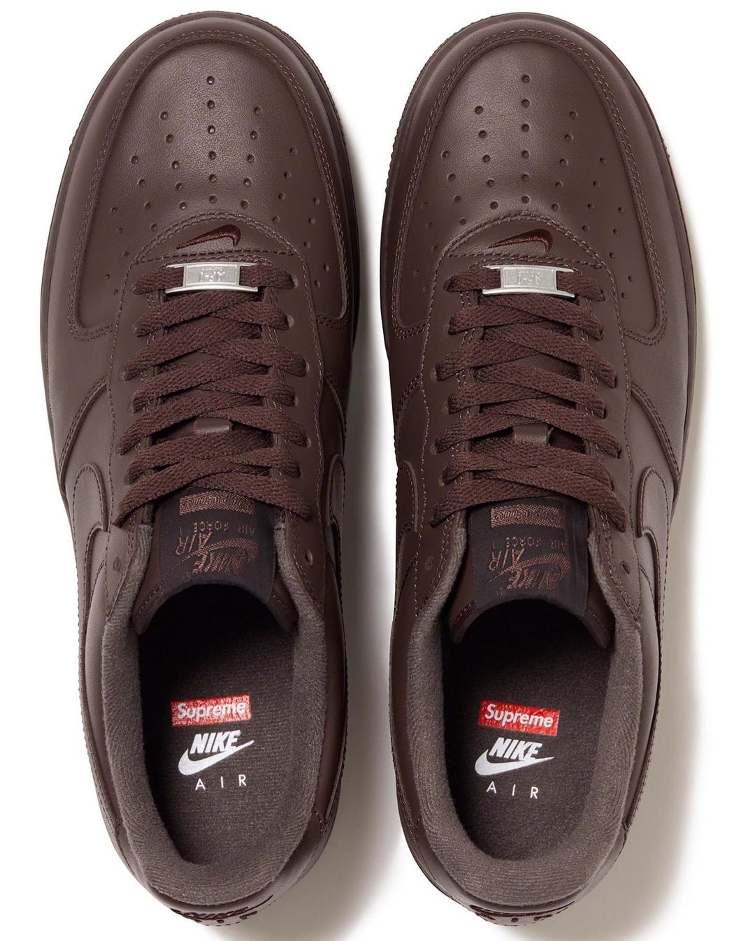 The Supreme x Nike Air Force 1 Baroque Brown Has Finally Been Confir -  The Edit LDN